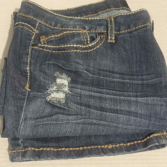 TWENTYONE BLACK BY RUE 21 DARK‎ WASH SIZE 13/14R - Picture 8 of 10